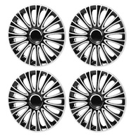 Conjunto 4 Calotas Universais 14" ABS Preto e Branco para Sprint - Renove Seu Carro! - imagem 5