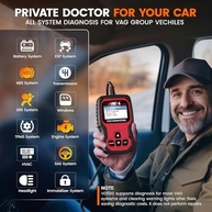 Scanner Automotivo Ancel VD500 OBD2: Diagnóstico Completo para VW, Audi, Skoda e Seat - imagem 3