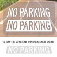 Estêncil de Silicone Grande 12" para Sinalização de 'Proibido Estacionar' - Durável e Reutilizável - imagem 4