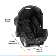 Cadeira Bebê Conforto Galzerano Grid Black: Segurança e Conforto Essenciais para seu Bebê - imagem 3