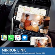 FINYQBET Multimídia 1 Din 7" HD: Android Auto, Mirror Link, Bluetooth e Duplo USB para seu Carro - imagem 3