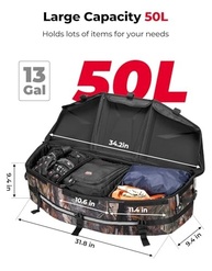 Bolsa de Carga KEMIMOTO ATV 50L Camuflada: Armazenamento e Durabilidade para seu Quadriciclo - imagem 3