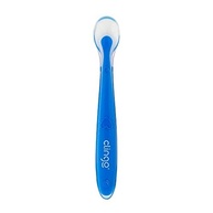 Conjunto de Colheres de Silicone Premium Clingo Azul - Seguras e Ergonômicas para Bebês - imagem 2