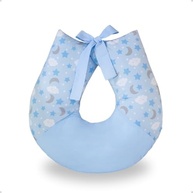 Almofada de Amamentação Bebê com Design Nuvem e Balão Rosa - Conforto e Estilo para Mães Modernas - imagem 3