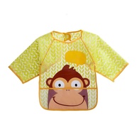 Babador com Manga Macaco Multikids Baby - Proteção Divertida e Impermeável para Pintura e Refeições - imagem 1