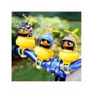 Pato de Borracha LED com Capacete e Hélice: Diversão e Decoração para Motos, Carros e Bikes - imagem 5