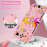 Capa TIKOdirect para Nintendo Switch OLED: Proteção Fofa e Total Princesa Rosa - imagem 3