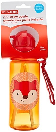 Garrafa Flip Zoo Raposa Skip Hop - Estilo e Segurança para Bebês - imagem 5