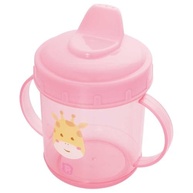 Copo Bico Rígido 220ml Feminino Pimpolho Rosa com Girafa - Segurança e Estilo para Bebês - imagem 4