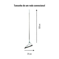 MOP Multiuso com Rodo - Limpeza Eficiente para Pisos, Vidros e Azulejos - imagem 4
