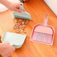 Vassoura de Mão e Pá Pequena Cinza - Limpeza Compacta e Eficiente para Mesas e Estofados - imagem 3