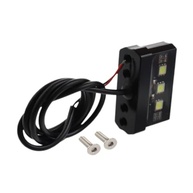 Luz de Freio LED Universal para Moto: Segurança e Estilo com Suporte de Placa Integrado - imagem 2