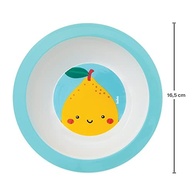 Kit Refeição Frutti Limão Buba - Prato, Bowl e Copo Multicolorido para Crianças - imagem 5