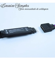 e-para-segura-aranha-instalacao-a-led-facil-vias-fitas-kit-7-macho-12v-rgb-conectores-4-a