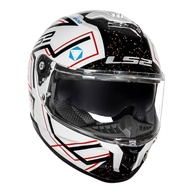 Capacete LS2 FF808 Stream Maze Branco e Preto - Segurança e Estilo para Sua Pilotagem - imagem 5