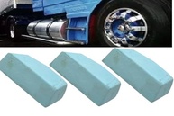 Kit 3 Pedras Azuis para Polimento de Rodas de Caminhão e Tanque Cromado (650gr) - imagem 2