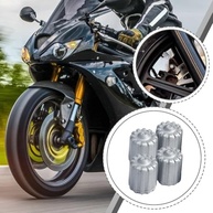 10 Tampas de Válvula Cinza Universal para Pneus - Proteção TPMS para Carros, Caminhões e Motos - imagem 3