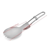 Colher Dobrável Leve para Viagens e Acampamentos – Ideal para Mochilão e Piqueniques - imagem 3