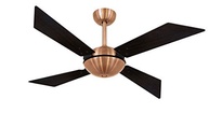Ventilador de Teto Cobre 4 Pás Volare Tech Office Tabaco 127V | Moderno, Silencioso e Econômico - imagem 2