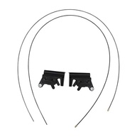 Travas Rotativas e Cabos para Capô de Carro e Caminhão - Kit 2 Pares (Motorista e Passageiro) - imagem 3
