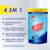 Facilitador de Passar Roupas Passe Bem 4 em 1 Refil 1L - Deixe o Passar Roupas Mais Fácil e Rápido - imagem 5