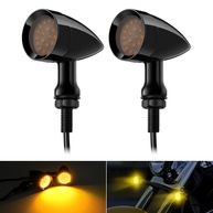 Pisca Seta LED Moto Bullet PBYMT: Estilo e Segurança para Honda, Yamaha, Suzuki, Kawasaki e Harley - imagem 1