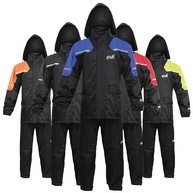 HWK Roupa de Chuva Moto Masculina e Feminina 2 Peças Impermeável com Jaqueta Refletiva e Calça - Proteção Total para Todas as Estações - imagem 1