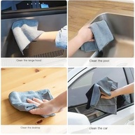 Conjunto de Panos de Microfibra Cinza - Ultra Absorventes, Reutilizáveis e de Secagem Rápida (10 Peças) - imagem 4
