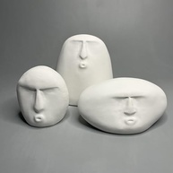 Estátua de Pedra Fofa Homem Primitivo - Decoração Jardim e Aquário - imagem 2
