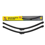 Jogo de Palhetas Limpador de Para-brisa 16" Silicone Flexível - Visibilidade Perfeita e Silenciosa - imagem 1