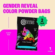 Chameleon Colors Pó revelador de gênero azul e rosa - dois sacos de 500 g - Cor azul vibrante e rosa - Pó para revelação de gênero para bebês meninos ou meninas - Sacos fáceis de abrir - Limpeza fácil - imagem 4