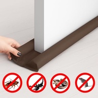 Veda Porta 80cm Preto Premium – Bloqueie Poeira, Insetos e Correntes de Ar com Facilidade - imagem 2