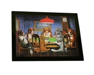Quadro Decorativo Poker Game - Cachorros Jogando Poker por Cassius Coolidge | Decore com Estilo e Humor - imagem 2
