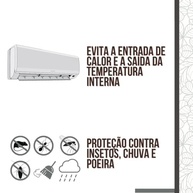 Veda Fresta Courino Impermeável para Portas (100-130cm) - Proteção Total Contra Insetos e Poeira - imagem 5