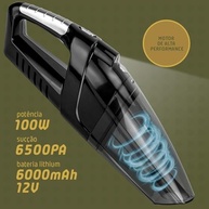 Aspirador Portátil Artiko AquaPro 100W: Limpeza Sem Fio para Carro e Casa (Pó e Água) - imagem 4