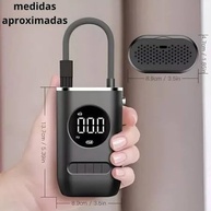 Compressor de Ar Portátil Digital com Lanterna LED: Calibragem Perfeita para Pneus e Infláveis - imagem 4