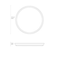 Conjunto com 6 Pratos de Sobremesa Neo Oceano - Porto Brasil | Resistente e Elegante - imagem 4