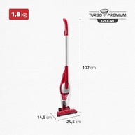 MONDIAL Aspirador de Pó Vertical Turbo Premium 1200W - Potência, Versatilidade e Design Premium - imagem 3