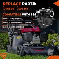 Kit Carburador 799583 593261 para Motores Briggs & Stratton: Potência e Eficiência Renovadas - imagem 3