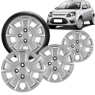 Kit 4 Calotas Ford Ka 2012-2013 Aro 14 Prata Cubo Baixo Grid - Design Moderno e Proteção - imagem 2
