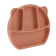 Prato Dividido para Bebê em Silicone com Garfo e Colher - 3 Compartimentos Seguro e Prático - imagem 4