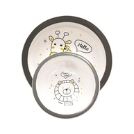 Kit Prato e Tigela Infantil Zoo com Ventosa - Design Divertido e Seguro para Refeições - imagem 3