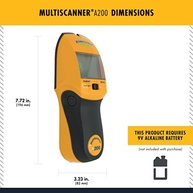 Zircon Scanner Eletrônico A200: Detector de Metais e Fios CA com Precisão Inigualável - imagem 3