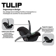 Bebê Conforto ABC Design Tulip Black: Segurança e Conforto Premium para seu Filho - imagem 4