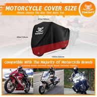 Capa de Moto Premium XXL Preta e Vermelha - Proteção Total contra Sol, Chuva e Poeira (264cm) - imagem 3