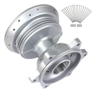 Kit Cubo Traseiro Completo Bros 125/150/160 CRF 230: Raios 4mm e Rolamentos Premium - imagem 4