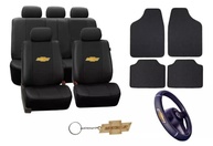 Kit Premium: Capa de Couro para Banco + Volante + Tapetes - Corsa Classic e Celta - imagem 1