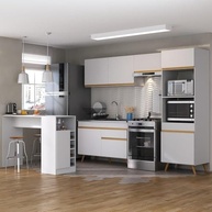 Armário de Cozinha com Bancada Gourmet Veneza Multimóveis - Design Moderno e Funcionalidade Premium - imagem 3