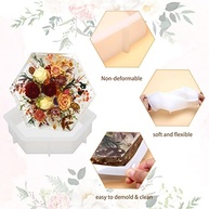 Moldes de Silicone para Resina Epóxi - 3 Formas para Artesanato DIY e Preservação de Flores - imagem 5