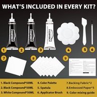 Kit Reparo Couro Preto Carro e Móveis: Arranhões, Rasgos e Furos Nunca Mais! - imagem 5